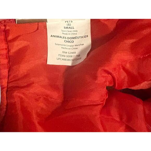 American Dog Outfitters Red Jacket with Fur Hoodie Size S - Picture 5 of 5